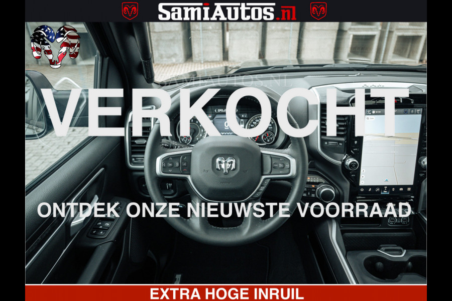 Dodge Ram SPORT | 5.7 V8 4x4 HEMI | PANORAMA DAK | GROOTSCHEM 12 INCH | LPG | Diamond Black Pearl | CREW CAB | DUBBELE CABINE | 5 PERSOONS | DC | VOORRAAD NR 2556 - 6053