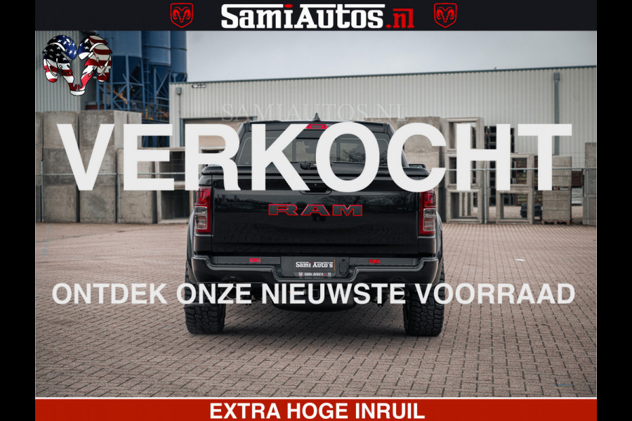 Dodge Ram SPORT | 5.7 V8 4x4 HEMI | PANORAMA DAK | GROOTSCHEM 12 INCH | LPG | Diamond Black Pearl | CREW CAB | DUBBELE CABINE | 5 PERSOONS | DC | VOORRAAD NR 2556 - 6053