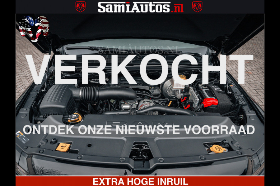 Dodge Ram SPORT | 5.7 V8 4x4 HEMI | PANORAMA DAK | GROOTSCHEM 12 INCH | LPG | Diamond Black Pearl | CREW CAB | DUBBELE CABINE | 5 PERSOONS | DC | VOORRAAD NR 2556 - 6053