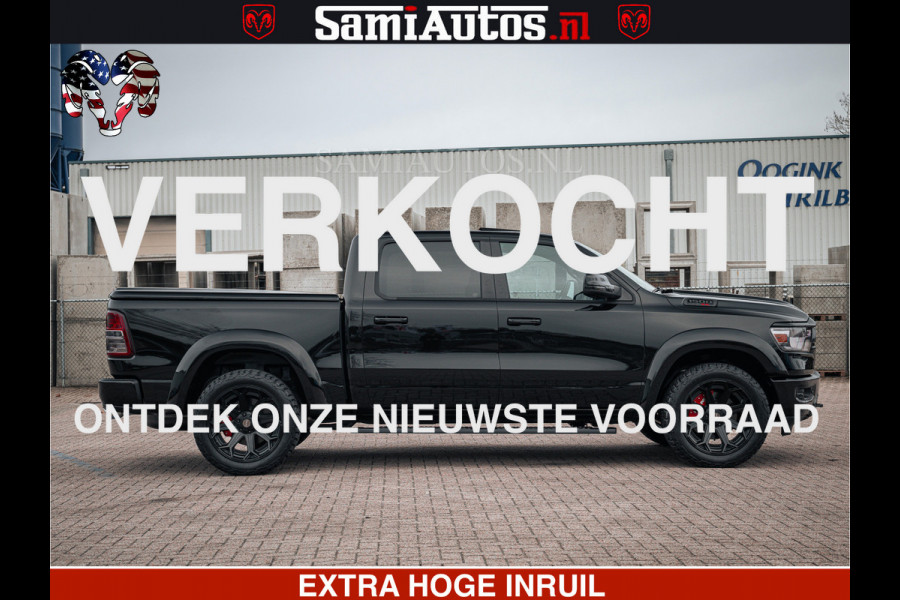 Dodge Ram SPORT | 5.7 V8 4x4 HEMI | PANORAMA DAK | GROOTSCHEM 12 INCH | LPG | Diamond Black Pearl | CREW CAB | DUBBELE CABINE | 5 PERSOONS | DC | VOORRAAD NR 2556 - 6053