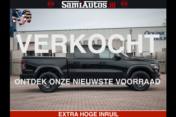 Dodge Ram SPORT | 5.7 V8 4x4 HEMI | PANORAMA DAK | GROOTSCHEM 12 INCH | LPG | Diamond Black Pearl | CREW CAB | DUBBELE CABINE | 5 PERSOONS | DC | VOORRAAD NR 2556 - 6053
