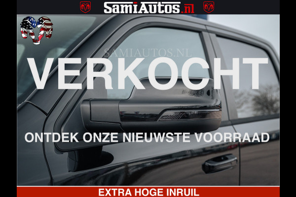 Dodge Ram SPORT | 5.7 V8 4x4 HEMI | PANORAMA DAK | GROOTSCHEM 12 INCH | LPG | Diamond Black Pearl | CREW CAB | DUBBELE CABINE | 5 PERSOONS | DC | VOORRAAD NR 2556 - 6053