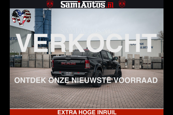 Dodge Ram SPORT | 5.7 V8 4x4 HEMI | PANORAMA DAK | GROOTSCHEM 12 INCH | LPG | Diamond Black Pearl | CREW CAB | DUBBELE CABINE | 5 PERSOONS | DC | VOORRAAD NR 2556 - 6053