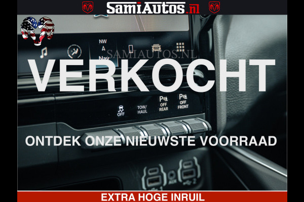 Dodge Ram SPORT | 5.7 V8 4x4 HEMI | PANORAMA DAK | GROOTSCHEM 12 INCH | LPG | Diamond Black Pearl | CREW CAB | DUBBELE CABINE | 5 PERSOONS | DC | VOORRAAD NR 2556 - 6053