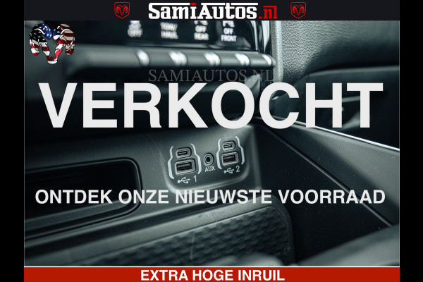 Dodge Ram SPORT | 5.7 V8 4x4 HEMI | PANORAMA DAK | GROOTSCHEM 12 INCH | LPG | Diamond Black Pearl | CREW CAB | DUBBELE CABINE | 5 PERSOONS | DC | VOORRAAD NR 2556 - 6053
