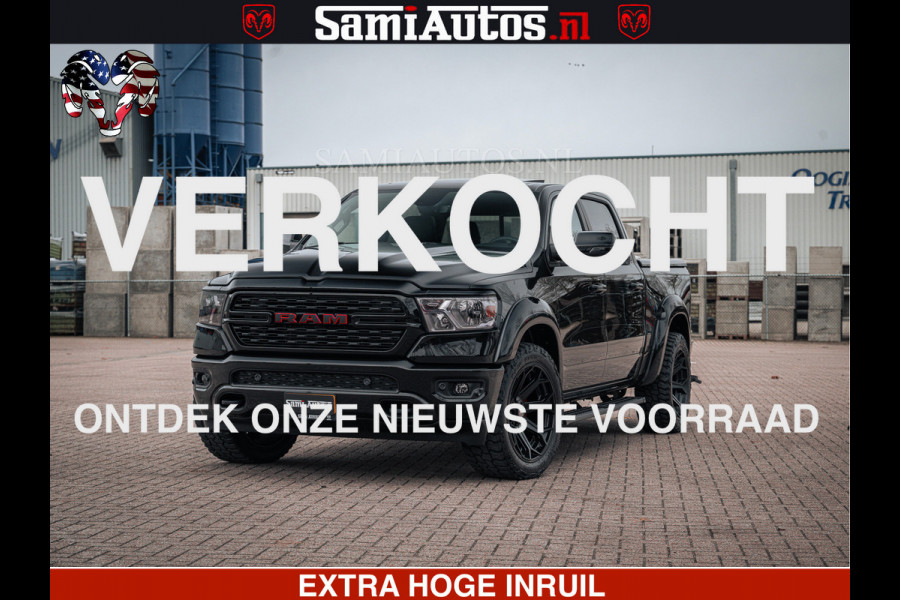 Dodge Ram SPORT | 5.7 V8 4x4 HEMI | PANORAMA DAK | GROOTSCHEM 12 INCH | LPG | Diamond Black Pearl | CREW CAB | DUBBELE CABINE | 5 PERSOONS | DC | VOORRAAD NR 2556 - 6053