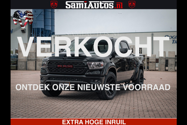Dodge Ram SPORT | 5.7 V8 4x4 HEMI | PANORAMA DAK | GROOTSCHEM 12 INCH | LPG | Diamond Black Pearl | CREW CAB | DUBBELE CABINE | 5 PERSOONS | DC | VOORRAAD NR 2556 - 6053
