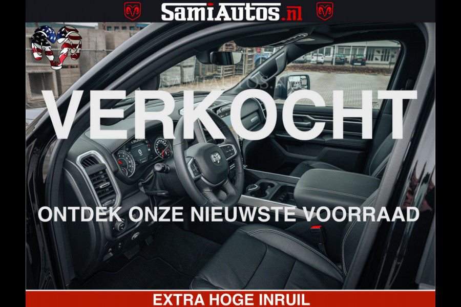 Dodge Ram SPORT | 5.7 V8 4x4 HEMI | PANORAMA DAK | GROOTSCHEM 12 INCH | LPG | Diamond Black Pearl | CREW CAB | DUBBELE CABINE | 5 PERSOONS | DC | VOORRAAD NR 2556 - 6053