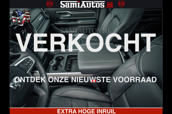 Dodge Ram SPORT | 5.7 V8 4x4 HEMI | PANORAMA DAK | GROOTSCHEM 12 INCH | LPG | Diamond Black Pearl | CREW CAB | DUBBELE CABINE | 5 PERSOONS | DC | VOORRAAD NR 2556 - 6053