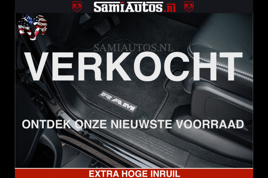 Dodge Ram SPORT | 5.7 V8 4x4 HEMI | PANORAMA DAK | GROOTSCHEM 12 INCH | LPG | Diamond Black Pearl | CREW CAB | DUBBELE CABINE | 5 PERSOONS | DC | VOORRAAD NR 2556 - 6053