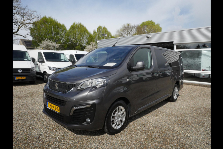 Peugeot Expert 2.0 BlueHDI 180PK, L3, Dubbel Cabine, Airco, 2 x Schuifdeur