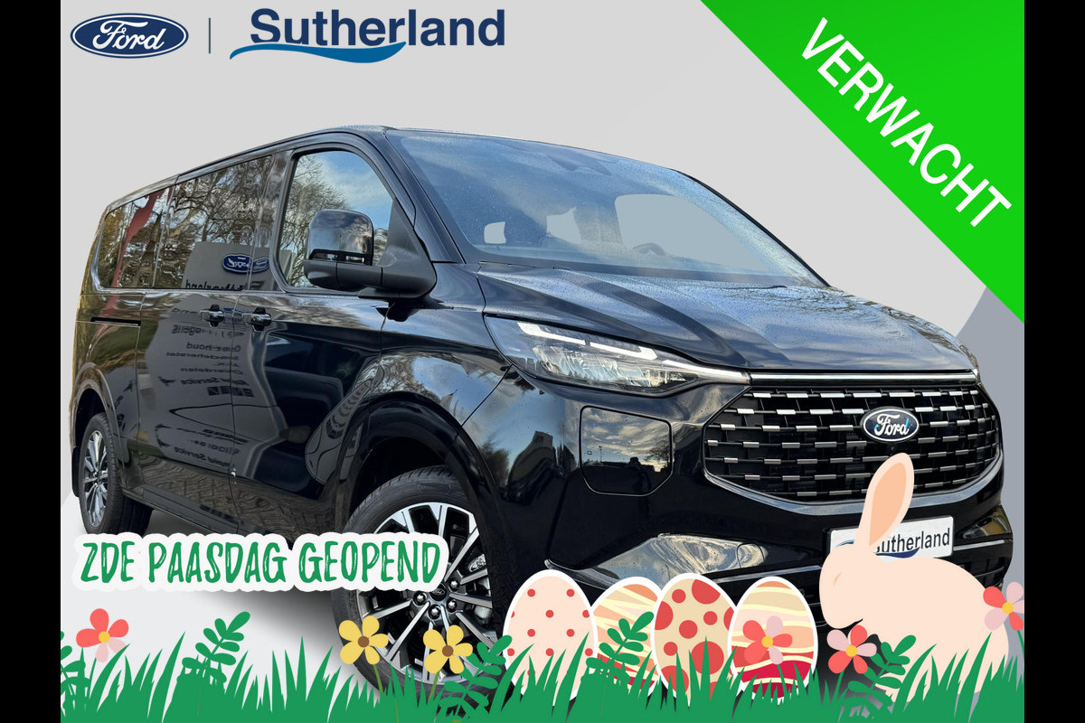 Ford Transit Custom Tourneo 340 2.5 PHEV L2H1 Titanium X 233pk | Incl. BTW/BPM Rijklaar | Handsfree elektrische dubbele zijschuifdeuren | 16-Weg elektrsich verstelbare AGR-stoel | Inklapbare trekhaak |  Tourneo Luxury Pack | Verwarmbaar stuurwiel