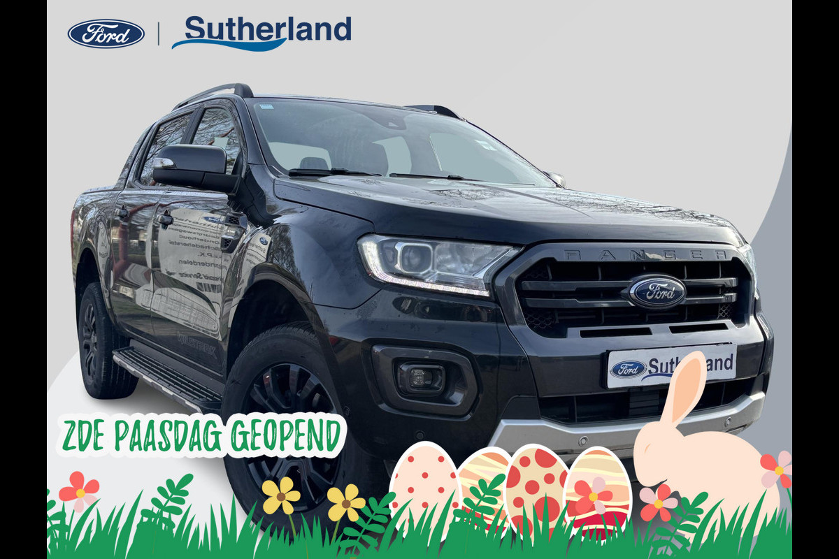 Ford Ranger 2.0 EcoBlue Wildtrak Dubbele Cabine | SCI |214pk Automaat | Adaptieve Cruise | Stoelverwarming | Trekhaak | 3.500kg Trekgewicht