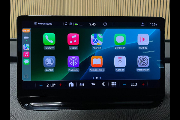 Škoda ENYAQ iV 60|86% SOH|1/2 LEDER|APPLE CARPLAY|ANDROID AUTO|NAVIGATIE|CLIMATE, CRUISE CONTROL|NL-AUTO|NAP|1e EIG|INCL. BTW|