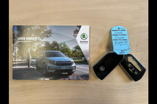 Škoda ENYAQ iV 60|86% SOH|1/2 LEDER|APPLE CARPLAY|ANDROID AUTO|NAVIGATIE|CLIMATE, CRUISE CONTROL|NL-AUTO|NAP|1e EIG|INCL. BTW|