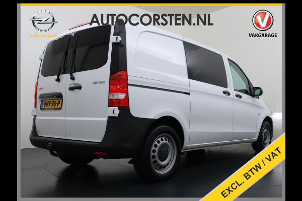 Mercedes-Benz Vito 116CDI Automaat Trekhaak Navi Ecc Cruise Control Euro 6 Camera Bluetooth Sortimo Kasten Stoelverwarming Cruise Control Pdc Lane  Betonplex Vloer Schuifdeur Achterdeuren Licht-/regensensor Zijwind assistent 1e Eigenaar 2.500KG Trekgewicht