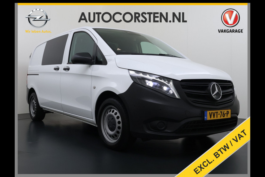 Mercedes-Benz Vito 116CDI Automaat Trekhaak Navi Ecc Cruise Control Euro 6 Camera Bluetooth Sortimo Kasten Stoelverwarming Cruise Control Pdc Lane  Betonplex Vloer Schuifdeur Achterdeuren Licht-/regensensor Zijwind assistent 1e Eigenaar 2.500KG Trekgewicht