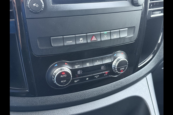 Mercedes-Benz Vito 116CDI Automaat Trekhaak Navi Ecc Cruise Control Euro 6 Camera Bluetooth Sortimo Kasten Stoelverwarming Cruise Control Pdc Lane  Betonplex Vloer Schuifdeur Achterdeuren Licht-/regensensor Zijwind assistent 1e Eigenaar 2.500KG Trekgewicht
