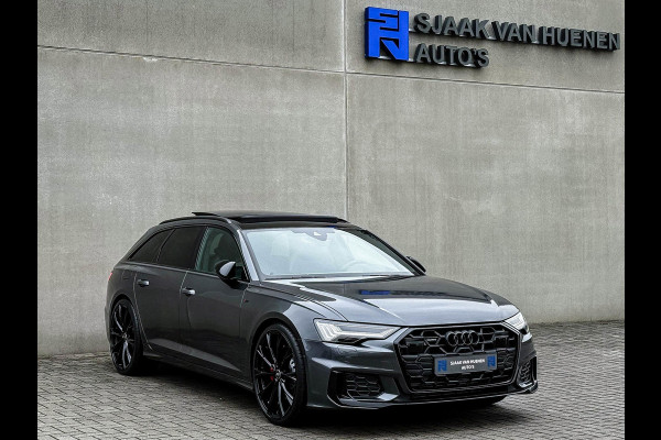 Audi A6 Avant 55TFSI e 367pk Quattro Competition S Edition S-Line FACELIFT! Pano|RS-Kuipstoelen+Memory|HUD|360° View|B&O|HD Matrix