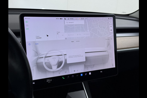 Tesla Model 3 Long Range AWD 75kWh AutoPilot Leder Panoramadak Adaptive-Cruise Camera's Elektr.-Stuur+Stoelen+Spiegels+Geheugen+Easy-Entry+Ver SOH 87% Navi LED DAB Voorverwarmen interieur Keyless One-Pedal-Drive 4WD Origineel Nederlandse Auto