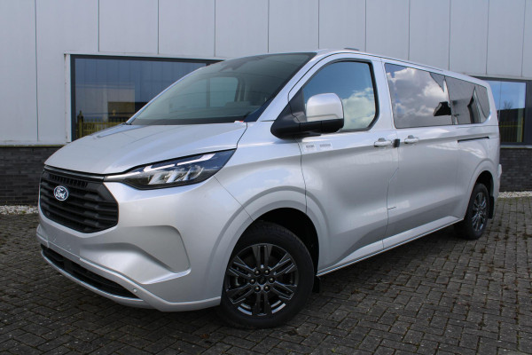 Ford Transit Custom 340 2.5 PHEV L2H1 Limited 233pk |  Kombi | Incl. BTW/BPM | Dubbele zijschuifdeur | Privacy Glass | Inklapbare trekhaak | 17 inch lichtmetalen velgen | Driver Assistance Pack Premium | Verwarmbaar stuurwiel