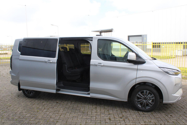 Ford Transit Custom 340 2.5 PHEV L2H1 Limited 233pk |  Kombi | Incl. BTW/BPM | Dubbele zijschuifdeur | Privacy Glass | Inklapbare trekhaak | 17 inch lichtmetalen velgen | Driver Assistance Pack Premium | Verwarmbaar stuurwiel