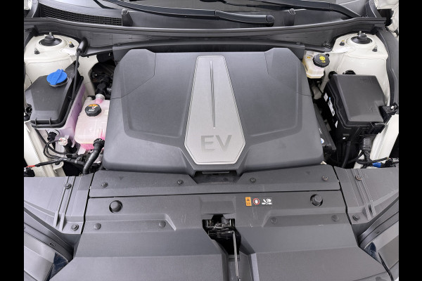 Kia Ev6 GT-Line 77.4kWh SOH 100% Warmtepomp V2L Panorama-schuifdak Meridian-Audio Head-Up Stoel-Massage+Ventilatie Elek.Stoelen+Memory 3 DAB Elek.Achterklep Lmv Lane Assist Privacy Glas Laden tot 240kW 1e Eigenaar Origineel Nederlandse Auto