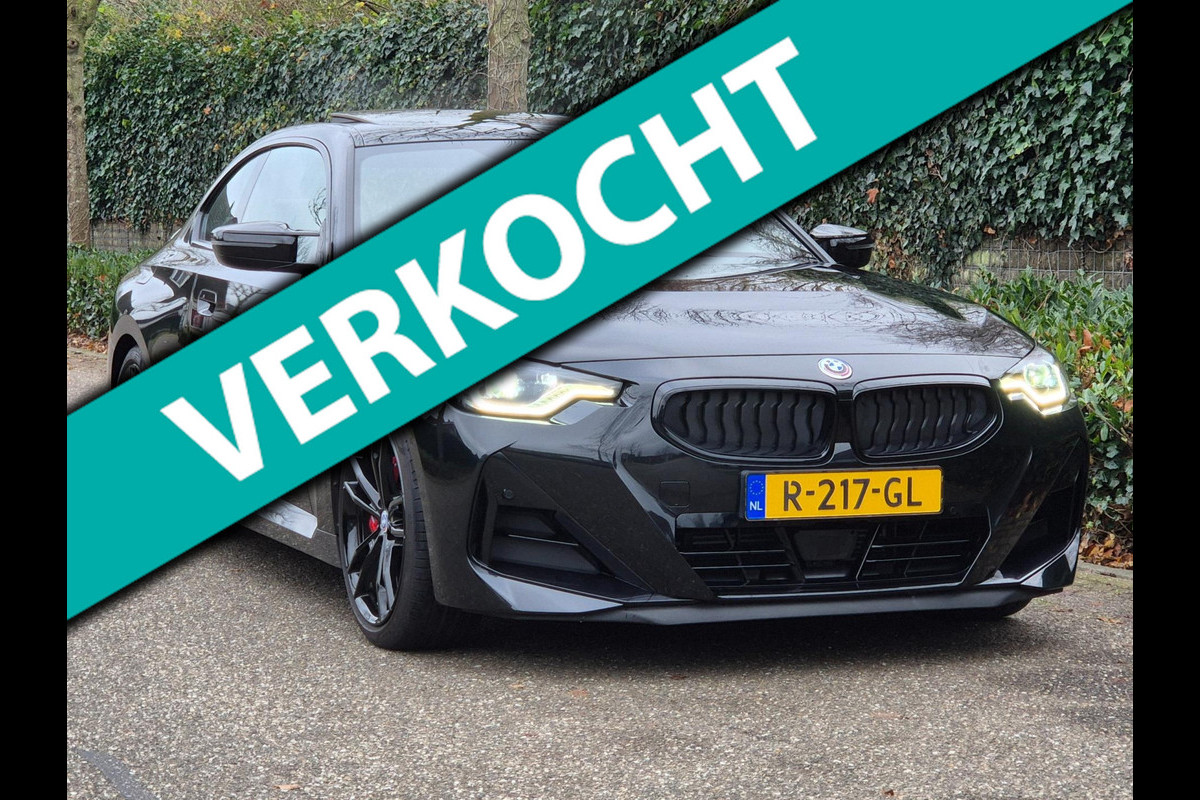 BMW 2 Serie 220i M Sport Coupé 50-jahre Edition Fabrieksgarantie Schuifdak NAP NL CarPlay Camera 100% Dealeronderhouden RIJKLAAR