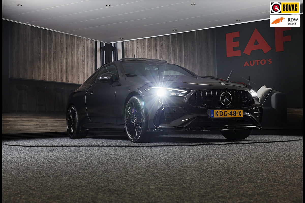 Mercedes-Benz CLE Coupé 300 e AMG 53 Look / Burmester / Head Up / 360 Camera / Memory / Elek Stoelen / Acc / Open Pano / 19 Inch