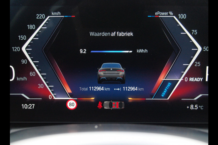 BMW i4 eDrive40 84 kWh | M-Pakket | Schuifdak | Camera | Dravitgrau metallic | NL-Auto |