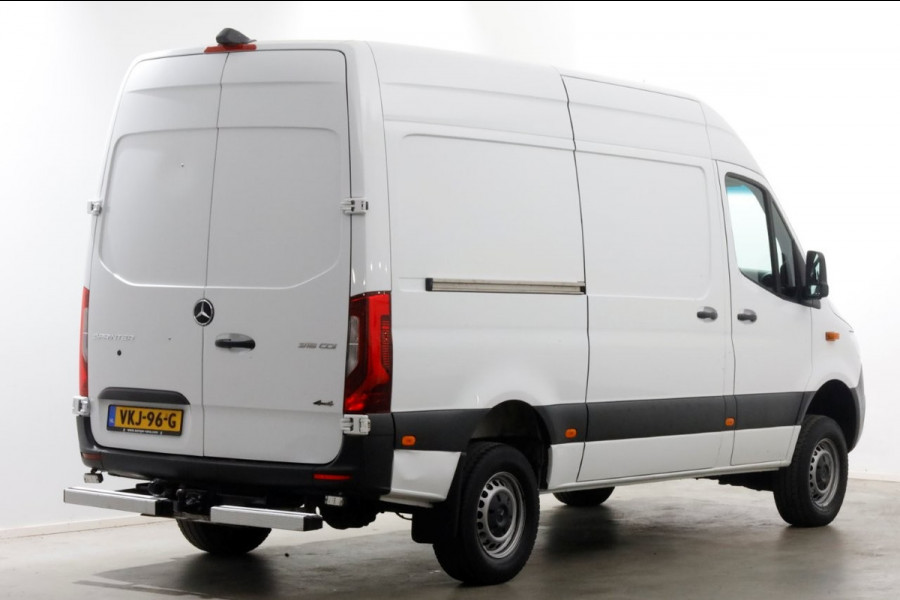 Mercedes-Benz Sprinter 316 CDI 163pk 7G Automaat L2H2 4x4 ZG1 Airco/Camera/Trekhaak 2800kg 06-2021