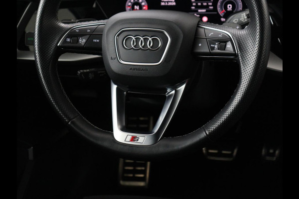 Audi A3 2.0 TFSI S3 quattro | Adaptive cruise | Bang & Olufsen | Matrix LED | Leder/Alcantara | Park Assist | Stoelverwarming | Virtual Cockpit | Carplay | Navigatie | Sportstoelen | Climate control
