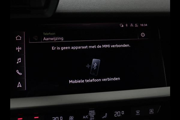 Audi A3 2.0 TFSI S3 quattro | Adaptive cruise | Bang & Olufsen | Matrix LED | Leder/Alcantara | Park Assist | Stoelverwarming | Virtual Cockpit | Carplay | Navigatie | Sportstoelen | Climate control