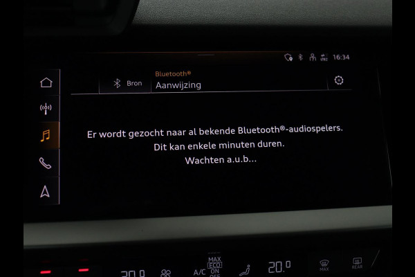 Audi A3 2.0 TFSI S3 quattro | Adaptive cruise | Bang & Olufsen | Matrix LED | Leder/Alcantara | Park Assist | Stoelverwarming | Virtual Cockpit | Carplay | Navigatie | Sportstoelen | Climate control