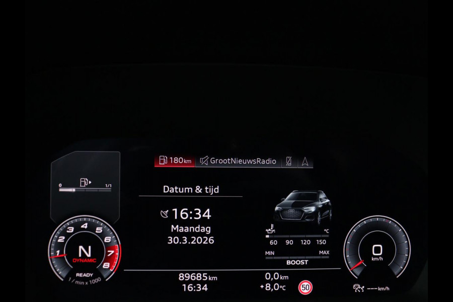 Audi S3 2.0 TFSI quattro | Adaptive cruise | Bang & Olufsen | Matrix LED | Leder/Alcantara | Park Assist | Stoelverwarming | Virtual Cockpit | Carplay | Navigatie | Sportstoelen | Climate control