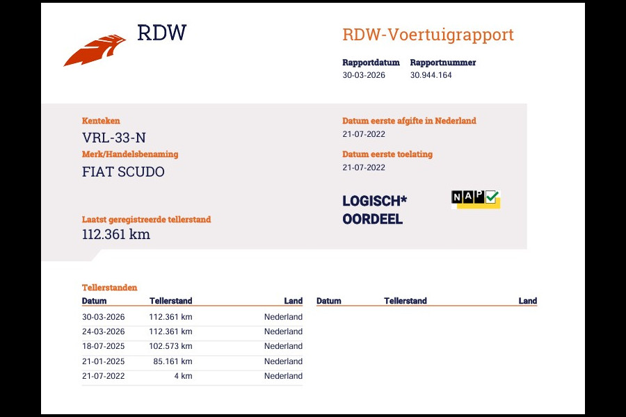 Fiat Scudo 2.0 MultiJet 177pk Euro 6 Automaat DC 5 Pers. - Trekhaak - Apple