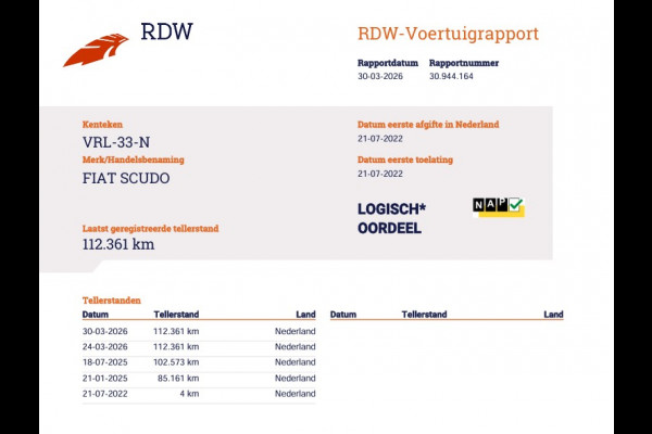 Fiat Scudo 2.0 MultiJet 177pk Euro 6 Automaat DC 5 Pers. - Trekhaak - Apple