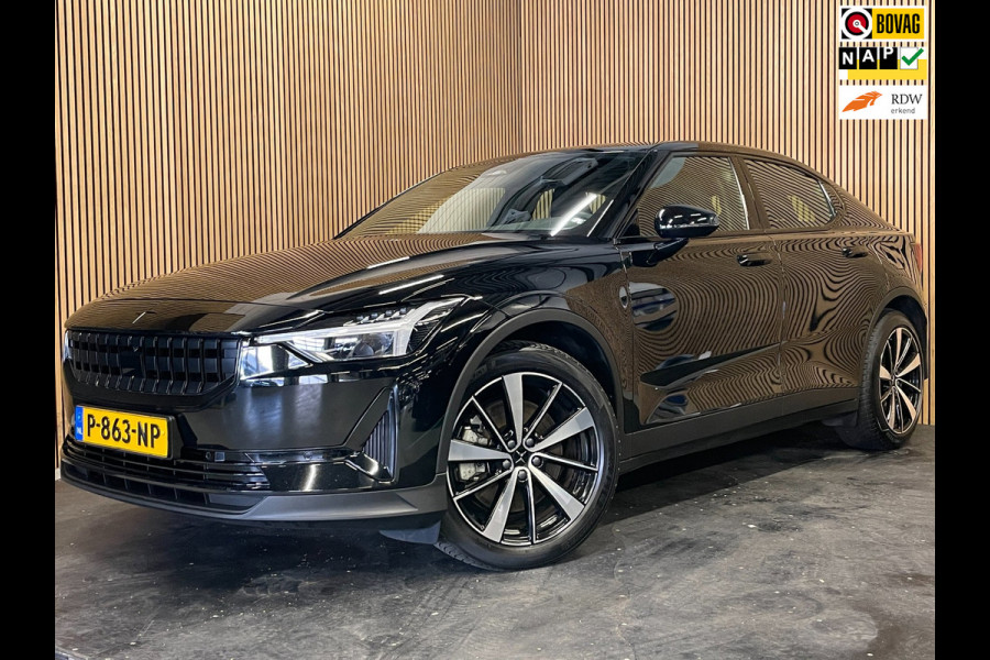 Polestar 2 Long Range Single Motor 78 kWh|XX% SOH|BLACK EDITION|MEMORY|CAMERA|STOEL-,STUURVERW.|ACC|INCL.BTW|1e EIG|NL-AUTO|NAP|