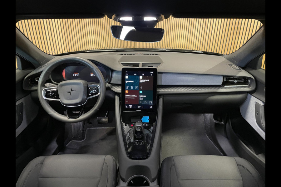 Polestar 2 Long Range Single Motor 78 kWh|XX% SOH|BLACK EDITION|MEMORY|CAMERA|STOEL-,STUURVERW.|ACC|INCL.BTW|1e EIG|NL-AUTO|NAP|