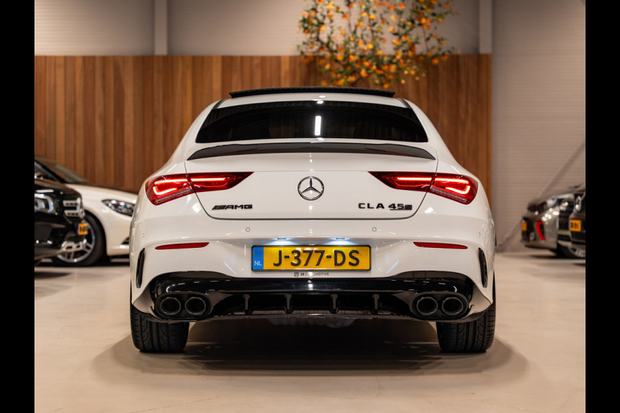 Mercedes-Benz CLA-Klasse 45 AMG 450PK 4MATIC, Pano, Ambiënte Light, Night Pakket, Aero, Widescreen, 360 Camera, Dealer Onderhouden