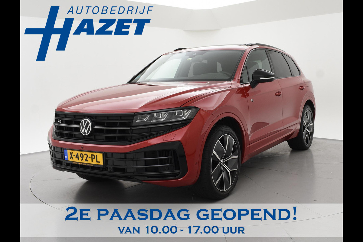 Volkswagen Touareg R 3.0 TSi V6 eHybrid 4MOTION R 462 PK *CHILI RED* + PANORAMA | STOELVENTILATIE | LUCHTVERING | DYNAUDIO | HEAD-UP DISPLAY