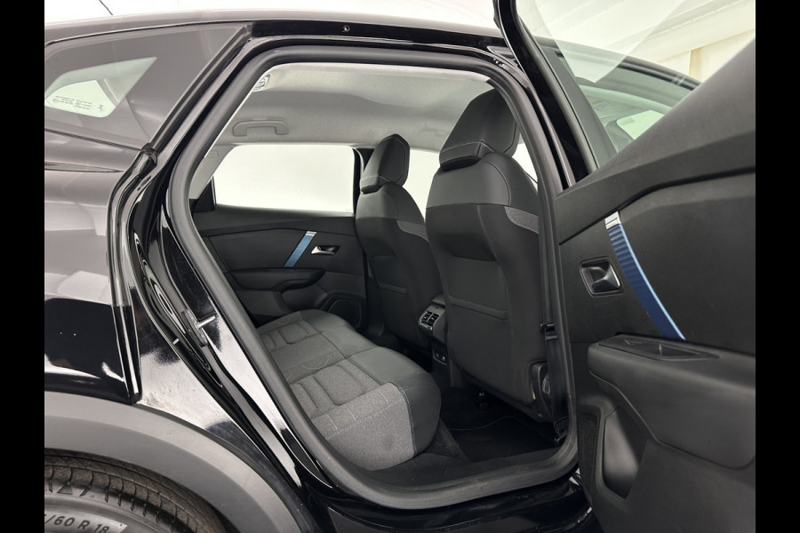 Citroën Ë-C4 X Feel Pack 50 kWh [ 3-Fase-11Kw ] {SOH-91%} (INCL-BTW) *HEATPUMP | FULL-LED | LEATHER-FABRIC | DIGI-COCKPIT | DAB | COMFORTSEATS | CAMERA | ECC | CARPLAY | LANE-ASSIST | PDC | CRUISE | 18''ALU*