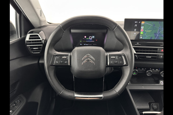 Citroën Ë-C4 X Feel Pack 50 kWh [ 3-Fase-11Kw ] {SOH-91%} (INCL-BTW) *HEATPUMP | FULL-LED | LEATHER-FABRIC | DIGI-COCKPIT | DAB | COMFORTSEATS | CAMERA | ECC | CARPLAY | LANE-ASSIST | PDC | CRUISE | 18''ALU*