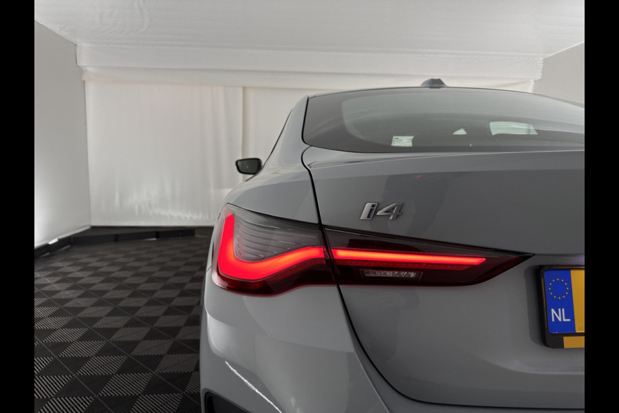 BMW i4 eDrive40 84 kWh M-Sport *M50 JAHRE* [ 3-Fase-11 kW ] {SOH-96%} (INCL-BTW) *LEATHER-ALCANTARA | FULL-LED | ADAPTIVE-CRUISE | HEATED-SPORTSEATS | CAMERA | DAB | DIGI-COCKPIT | NAVI-FULLMAP | AMBIENT-LIGHT | ECC | PDC | CARPLAY | KEYLESS | SHIFTPADDLES | 18