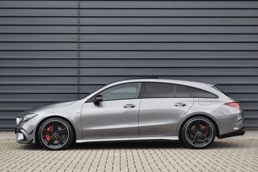 Mercedes-Benz CLA-Klasse AMG 45 S 4MATIC+ 421pk Shooting Brake | Pano | ACC | Burmester | 360 Camera | Multibeam LED | AMG Night Pack |