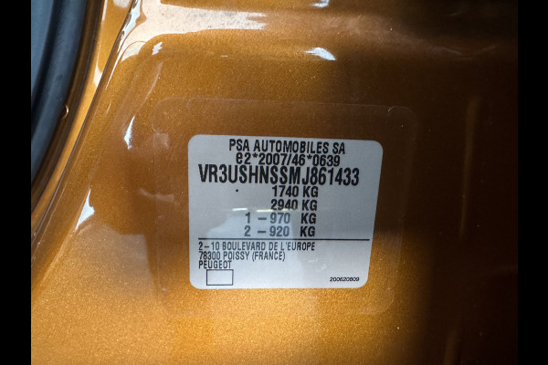 Peugeot 2008 1.2 PureTech Blue Lease Active (INCL-BTW) Aut. *FULL-LED | NAVI-FULLMAP | DIGI-COCKPIT | HEATED-SPORTSEATS | CAMERA | SHIFTPADDLES | ECC | PDC | CRUISE | CARPLAY  | TOWBAR | 16"ALU*