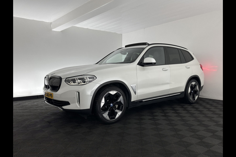 BMW iX3 High Executive 80 kWh [3-Fase-11kW] {SOH-100%} (INCL-BTW) Aut. *PANO | LEATHER | HARMAN/KARDON | FULL-LED | BLINDSPOT | MEMORY-PACK | DIGI-COCKPIT | HEATED-SPORTSEATS | KEYLESS | TOPVIEW | DAB+ | NAVI-FULLMAP | HEAD-UP | PRIVACY-GLASS | .