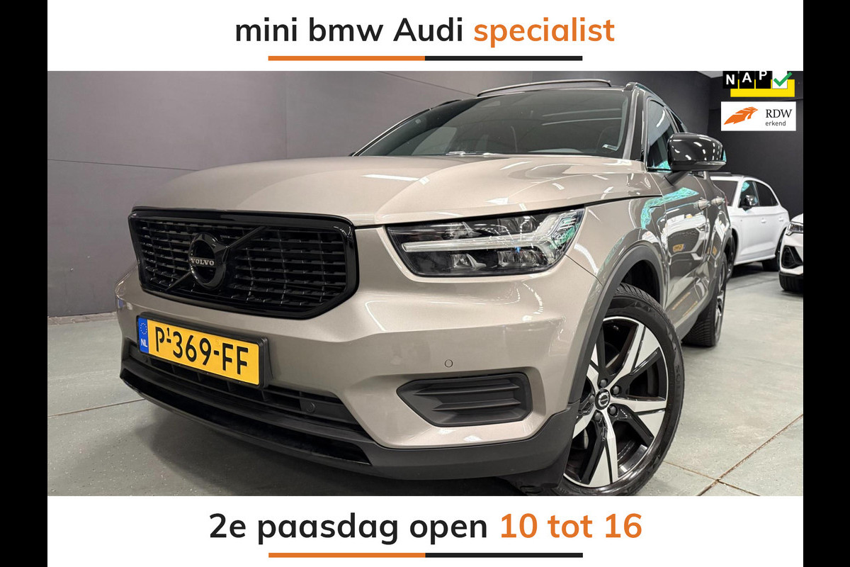 Volvo XC40 1.5 T4 Recharge R-Design BLACK-EDITION SOH-TEST/ PANO/H&K/NAVI/CAM/DAB/CARPLAY/M-STOELEN///