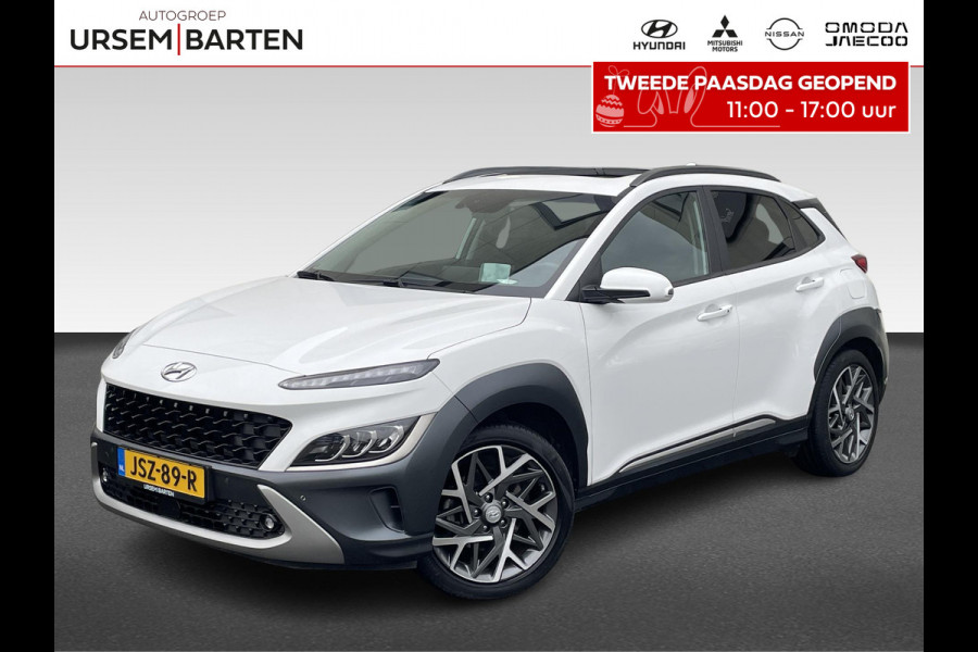 Hyundai Kona 1.6 HEV Premium Sky | Schuifkanteldak | Leder
