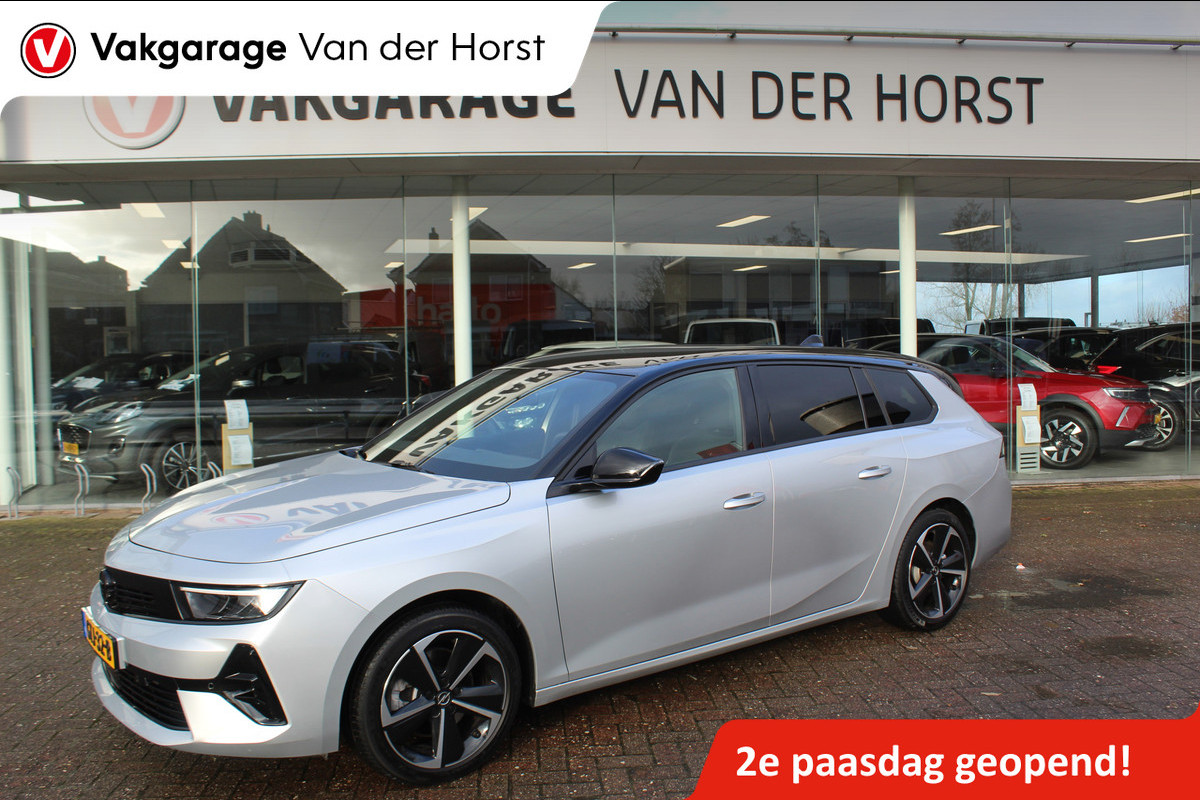 Opel Astra Sports Tourer 1.2 Turbo GS Line , 130 pk Automaat Climate control , Cruise control , Stoelverwarming , Bluetooth LED dag rijverlichting , AGR Stoel